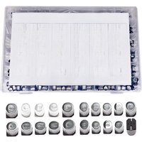 1500PCS 1UF~1000UF 6.3V-50V 36 kinds of SMD Aluminium Electrolytic Capacitors Combination Kit