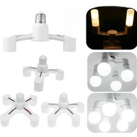 E27 to E27 LED Bulb Lamp Holder 2 in 1/3 in 1/4 in 1/5 in 1 E27 Base Socket Splitter LED Lamp Socket Light Bulb Adapter Holder