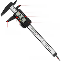 Digital Vernier Caliper LCD Electronic Altimeter Micrometer Measuring Tool Plastic Ruler 0-150mm 0-100mm 6-inch