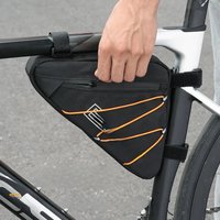 AliExpress ESLNF Road Bike Triangle Bag MTB Nylon Waterproof Bike Bag Durable with Side Net Highlight The Reflective Rope Bike Bag