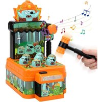 Arcade Game Toys Whack Game Mole Mini Electronic Cartoon Zombie Style Fun Halloween Toy Party Favor for Toddler Kids Boys Girls