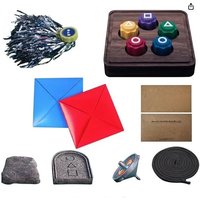 Korean Folk Game Sets Dice Party Game Props Square Circle Triangle Family Stone Catching Game Props Gonggi Jack Set For Kid