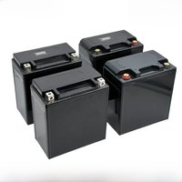 Turmera 12V 16A Motorcycle Battery Box Empty Case for 18650 21700 32700 Lifepo4 or Lithium Battery Diy Replace 12V Lead-Acid Use