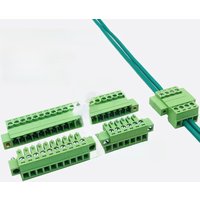 Weld-free butt connection 15EDGRKM-3.81mm male and female plug-in terminal block with ears 2edg plug-in terminal