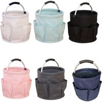 2025 New Large Storage Organiser Bag Folding Basket Picnic Tote Outdoor Cleaning Caddy with Handle Tool Bag Cleaning Supplies