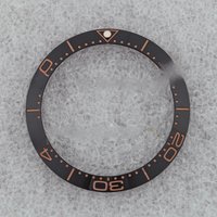 38mm Ceramic Bezel Watch Insert For Seamaster 300 Replace Accessories Watch Ring Outer Diameter Face Watch Parts