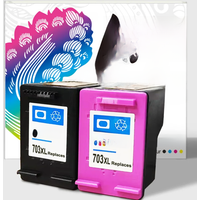 Hicor Remanufactured Compatible Cartridge for HP703 703 703XL Inkjet cartridges printer Deskjet Ink Advantage K109a PHOTOSMART