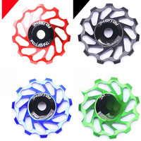 AliExpress RISK Mountain Road Bike Rear Derailleur Pulley 11T Guide MTB Ceramic Bearing Aluminum AlloyJockey Wheel For Shimano Sram