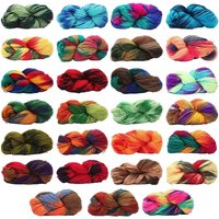 Easy To Use Diy Handmade Acrylic Yarn Baby Sweater Crochet Yarn Durability Rainbow Segment Scarf Package Content