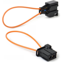 2Pc MOST Fiber Optical Optic Loop Bypass Male&Female Adapter Cable Connector Diagnostic Tool For Porsche BMW Audi Mercedes-Benz