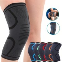 AliExpress NONE 1/2PCS Fitness Running Cycling Knee Support Braces Elastic Nylon Sport Compression Knee Pad Sleeve for Basketball Volleyball