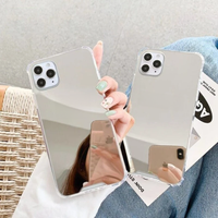 Custom Name Protective Mirror iPhone Case DIY Custom cover for iPhone 17 16 15 14 13 12 Pro 11 7 8 X XS Max XR Phone Cover