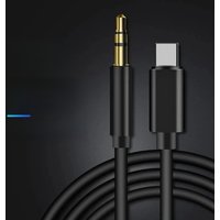 USB Type C to 3.5 MM Jack AUX Cable DAC Type-C Audio Kabel for Car Speaker Headphone Tipo C Auxiliary Adapter About 95cm Cables