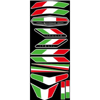 AliExpress NONE 13pcs Italy Flag Sticker Emblem Badge Decoration Car Accessories Italian for Motobike Car Bike Truck