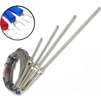 Thermocouple M8 PT100 Type 1m 2m 3m 4m 5m Temperature Sensor 50mm 150mm 100mm 200mm Probe Screw Thread Cable -200-600 degrees