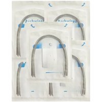 5 pack Dental Arch Wires Orthodontic Super Elastic Stainless Steel Rectangle Archwire Lower/Upper 16x16/16x22/17x25/21x25