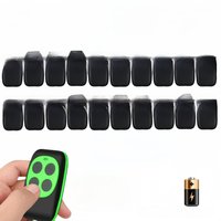 20PCS 433Mhz Colorful Remote Control 4CH RF Wireless Copy Code Remote Electric Cloning Gate Garage Door Auto Keychain for Home