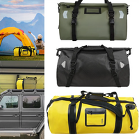 AliExpress SOYAVISION Waterproof Car Bicycle Motorcycle Tail Bag 20L 100L 120L PVC Saddle Dry Luggage Outdoor Camping Rowing Travel Compression Bag