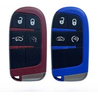 NH KEY 5Buttons Shell Fob For R/T Trackhawk Scat Pack/392/HEMI/Challenger/DAYTONA For SRT Hellcat Redeye Widebody VIPER