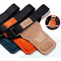 AliExpress NONE 1Pair Leather Lifting Straps Gym Support Fitness Gloves Anti-Skid Grips for Weightlifting