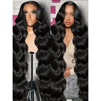 30 40 42 Inch 13x4 13x6 HD Transparent Lace Frontal Body Wave Wigs Human Hair Wigs Pre Plucked Remy 360 Lace Front Wig For Women