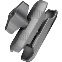 AliExpress FANAUE Aluminum Double Socket Arm Compatible 20mm ball adapter Holder Mount Clamp for Motorcycle Bicycle Camera Extension Arm