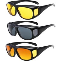 AliExpress MOONBIFFY Anti-Glare Night Vision Driver Goggles Fashion Sunglasses Cycling Goggles Night Driving Enhanced Light Glasses Car Accessries