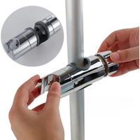 High Quality Shower Bracket Shower Rail Holder 20~25mm ABS Chrome Shower Head Holder Adjustable Bathroom Accessories Universal