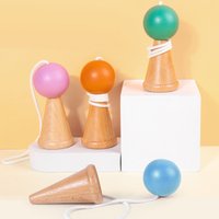 Japanese Ball and Cup Wood Kendamas Balls Educational Toys Anti Simple Preschool Educational Toy Balance Skill Toys Kid Children