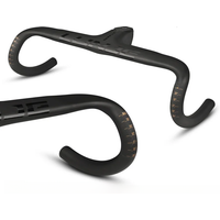 AliExpress LUNJE FULL Carbon Handlebar Carbon Fiber Bicycle Handlebar Road Bike accessories integrated handlebar