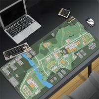 Escape from Tarkov Gaming Large Mouse Pad, Desk Mat, Desktop Accessories, Gamer Map, HD Print Smooth, 900X400 Xl