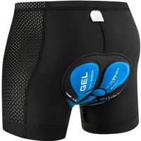 JEPOZRA-Breathable Cycling Shorts for Men, 4D Gel Pad, Shockproof Bike Panties, Mountain Bike, Road Bike Underwear