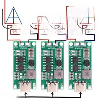 Lithium Battery 2S 3S 4S Multi-cell to 8.4V 12.6V 16.8V Type-c Boost Step-up Polymer Li-ion Charger 7.4V 11.1V 14.8V 18650 Lipo