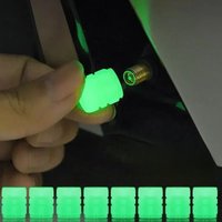 AliExpress 8pcs Luminous Tire Valve Caps Motorcycle Bike Wheel Universal Tube Tyre Bicycle Valve Cap Fluorescent Night Decor ABS
