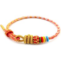 Fashion Exquisite Hand-knitted Multicolor Bracelets Cotton Thread Simple Romantic Dragon-Tie Bracelet Rope Accessories Best Gift