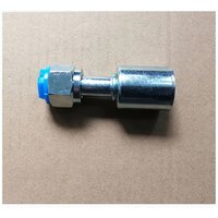 AC Fitting Straight Steel #08-08