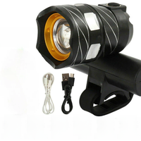 AliExpress NONE 15000LM T6 LED Light Bicycle Accessories Bike Light Set USB Rechargeable Headlight/Flashlight Waterproof Zoomable Cycling Lamp