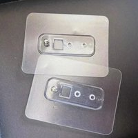 2Pcs Bathroom Shelf Screw Sticker 4x10mm Nail-free Stickers Strong and Non-marking Self-adhesive Large Rack ScrewStickers