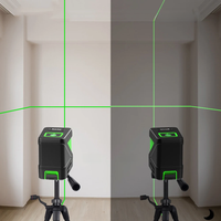 Powerful 2 Lines Green Laser-Level Self-leveling Vertical Horizontal Cross-Line Meter For Floor Tile