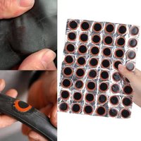 48/96pcs Rubber Bicycle Tire Repair Patches - No Glue Tube Patch Kit for Quick Inner Tube Repairs