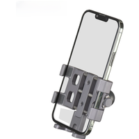 AliExpress FANAUE Motorcycle Phone Mount with Vibration Dampener for ATV/ UTV Bike Scooter Aluminum Alloy Handlebar Cell Holder Motorbike