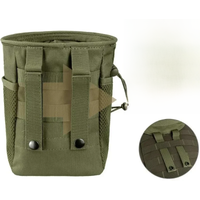 Tactical Molle Dump Pouch Drastring Ammo Bag Adjustable Universal Holster Bag Holster Bag for Airsoft Paintball Hunting Gear
