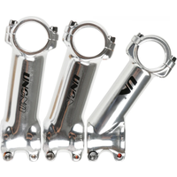 AliExpress NONE UNO Ultra Light Bicycle Stem Silver 7 / 17 / 35 Degree 60 / 70 / 90 / 110 / 120 / 130mm MTB Mountain Road Bicycle Handle Riser