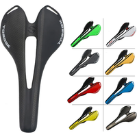 AliExpress NONE TOSEEK Full Carbon Fiber Bicycle Saddle Road MTB Bike Saddle 105G Ultralight Bicycle Seat Cushin Carbon Rail MTB Seat