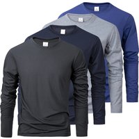Spring Autumn Men‘s T-shirts Long Sleeve Casual Tops Solid Color High Quality Black T-Shirt Classic Men Clothing