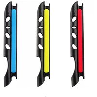10Pcs Random Color Fishing Coiling Card Hand Pole Plate Winding Wrapped Wire Board Line Container Fishing Rod Clips Winder