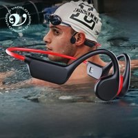 Bluetooth 5.3 Bone Conduction Wireless Headphones Depth IPX8 Waterproof Swimming Headsets 32GB RAM MP3 Player For Diving Sports