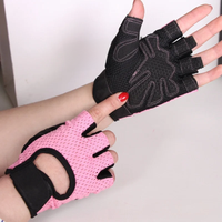 AliExpress NONE Cycling Fingerless Gloves Professional Gym Fitness Breathable Anti-Slip Women Men Half Finger Summer Fishing Female Bicycle Bike