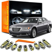 17Pcs LED Interior Light Kit For Chrysler 300 300C 2011 2012 2013 2014 2015 2016 2017 2018 2019 2020 LED Bulbs Car Accessories
