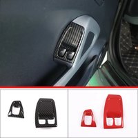For Mercedes Benz Smart 451 Fortwo Forfour 2010-2015 Car Inner Door Glass Lift Switch Panel Trim Sticker Frame Auto Accessories
